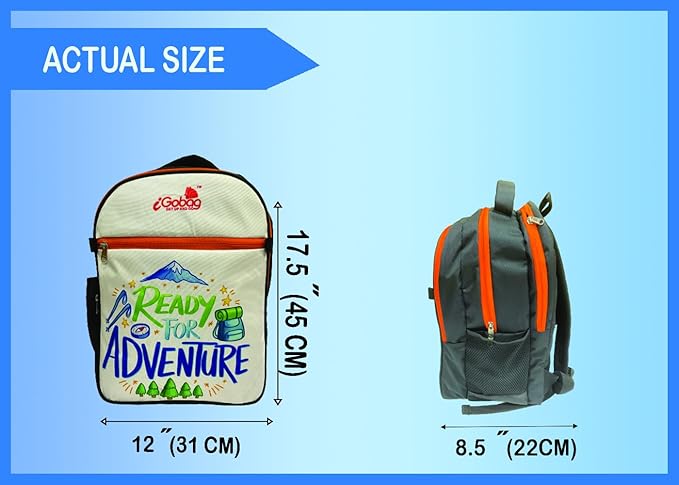 iGobag Polyester Water Resistant 27L Backpack with Laptop Partition - Ideal for Travel, School, and College - Image 5