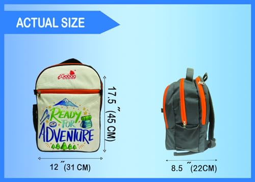 Buy iGobag Polyester Water Resistant 27L Backpack with Laptop Partition - Ideal for Travel, School, and College at Amazon.in - Image 5