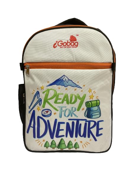 Buy iGobag Polyester Water Resistant 27L Backpack with Laptop Partition - Ideal for Travel, School, and College at Amazon.in - Image 2
